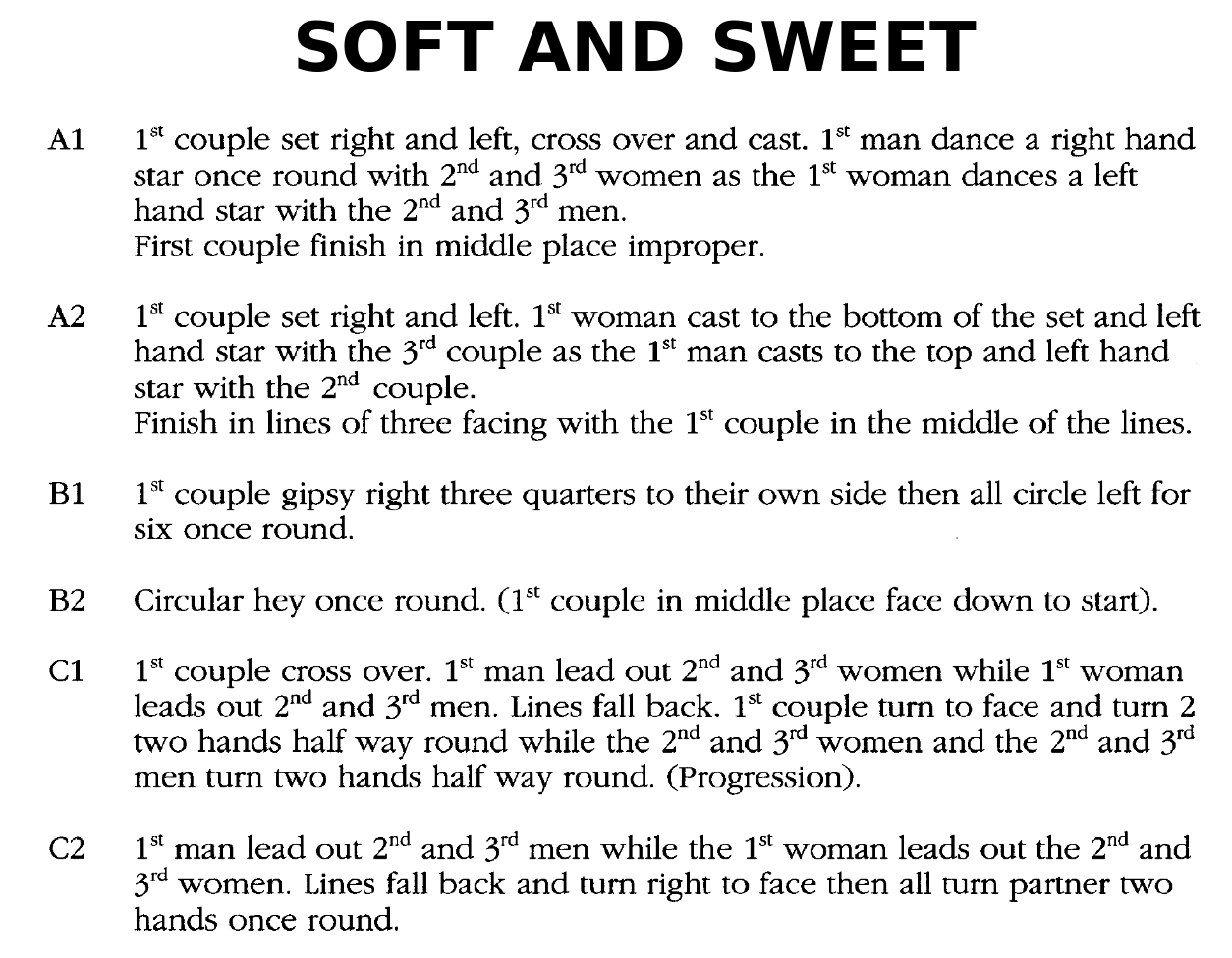 Soft And Sweet (dance)